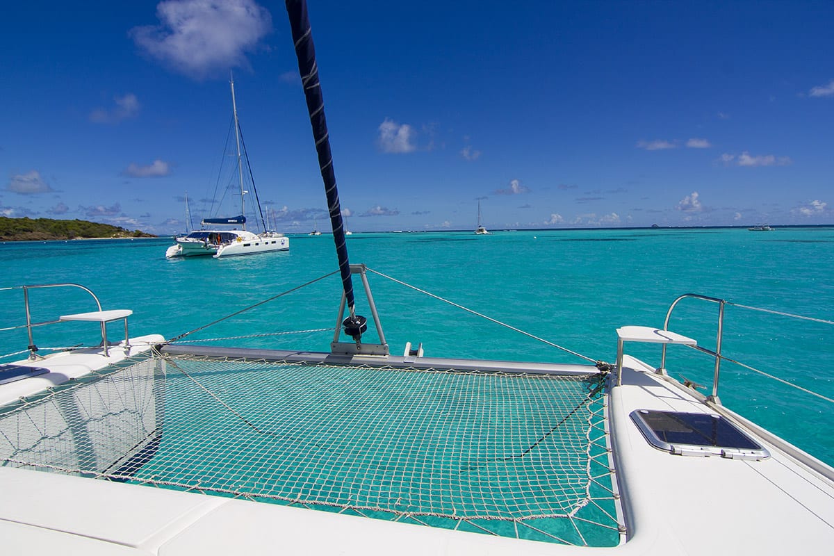 Anchored in the Tobago Cays with Nautilus Sailing