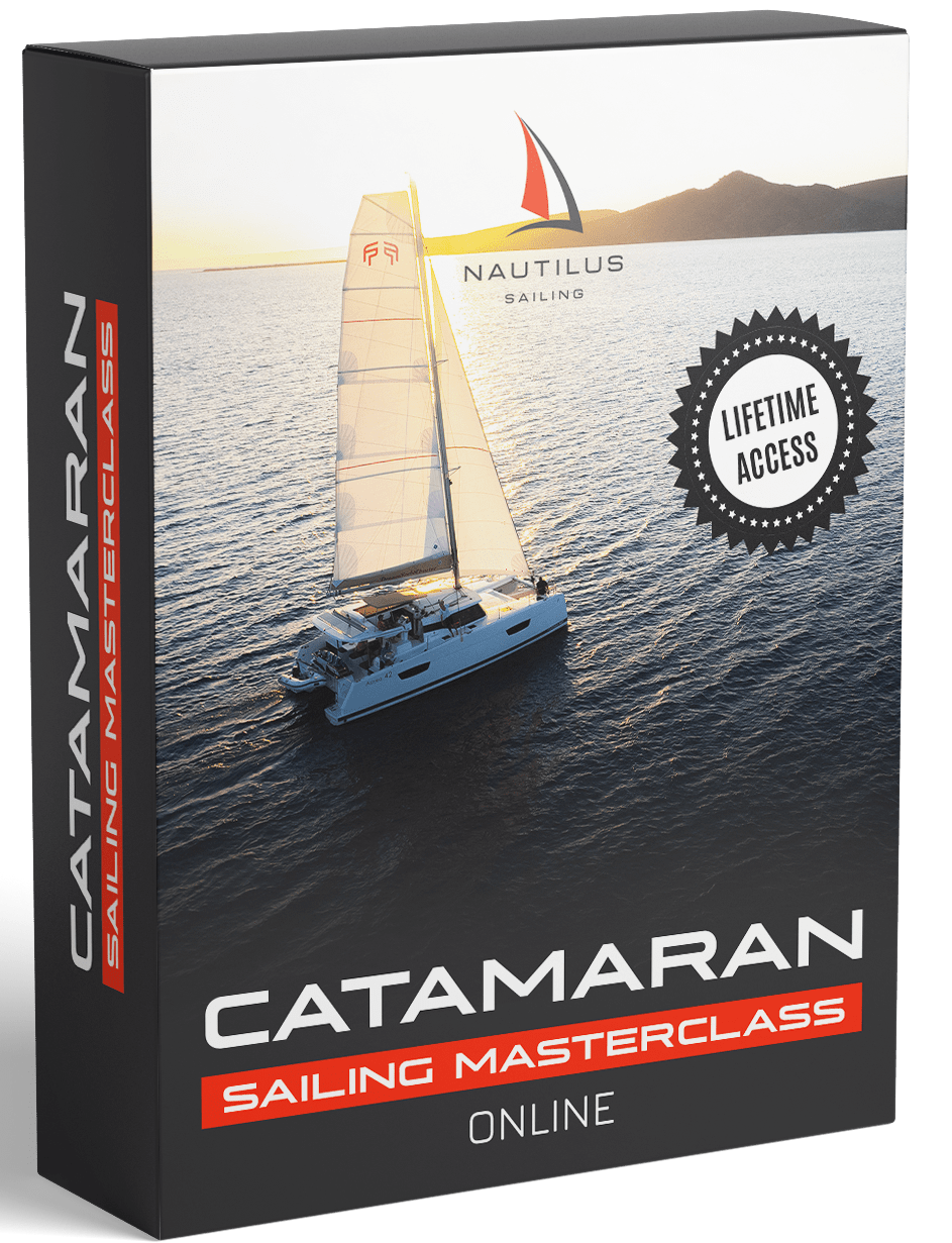 <b>ONLINE CATAMARAN</b> <small>SAILING MASTERCLASS</small>